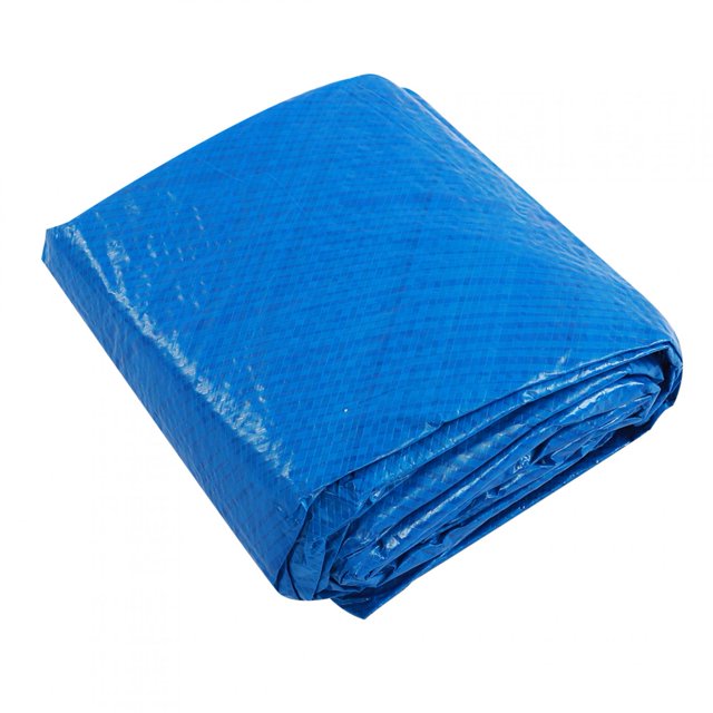 Accessoires de Couverture de Piscine Bâche Ronde en Pe Forme de Toile de Sol Imperméable