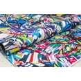thumbnail image 4 of Elizabeth Sutton MI30A Chasing Rainbows Abstract Modern Multicolor Area Rug, 7'10"X10'0", 4 of 6