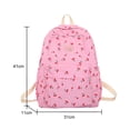 thumbnail image 3 of Bolsa Mochila universitaria informal con estampado de cerezasmochilas escolares florales para niñas Kawaii (rosa) Ehuebsd Para estrenar, 3 of 4