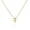 Yellow, variant on 925 Sterling Silver Small Zodiac Sign Pendant Necklace, 18" - Sagittarius