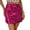Hot Pink, variant on GJSYRH Women Sparkly Sequin Mini Skirt,High Waisted Glitter Holiday Skirts,Disco Concert Outfit for Women