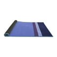 thumbnail image 2 of Ahgly Company Indoor Square Abstract Blue Contemporary Area Rugs, 5' Square, 2 of 4
