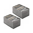 thumbnail image 4 of 2X Closet Drawer Organizer for T-Shirts Jeans Shirts Organizing System for Storage Box A, 4 of 8