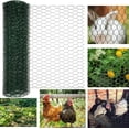 thumbnail image 2 of Garden Poultry Chicken Wire -Bexikou 15.7 x 13FT Chicken Wire Floral for Crafts,Garden Netting Poultry Mesh,Garden Fence Animal Barrier,Mesh Poultry Netting Fence, Pet/Rabbit/Chicken Wire Fencing, 2 of 8