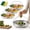 22cm-3pcs, variant on Stainless Steel Steamer with Handle – Expandable Collapsible Veggie Steamer Insert for Pots, for Vegetables, Seafood & Dumplings