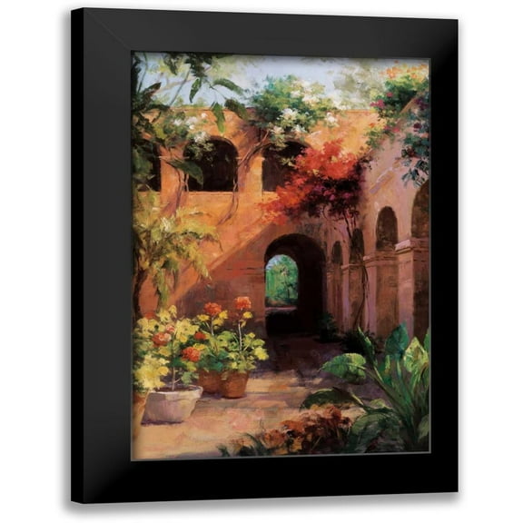 Hali 11x14 Black Modern Framed Museum Art Print Titled - Camino Hermoso II
