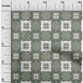 thumbnail image 2 of oneOone Cotton Poplin Dusty Green Fabric Geometric Sewing Craft Projects Fabric Prints By Yard 42 Inch Wide, 2 of 4