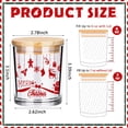 thumbnail image 2 of Frascos navideños de vidrio para velas Ziliny, 10 unidades, 200 ml, con tapas de corcho, 2 of 6