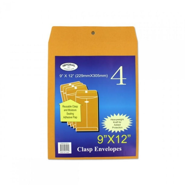 Medium Manila Clasp Envelopes (Available in a pack of 12)