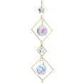 thumbnail image 1 of Moon Sun Ball Crystal Hanging Metal Pendant Rainbow Maker Home Garden Decor (22) JShteea Libre de BPA, 1 of 8