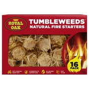Royal Oak Tumbleweeds Natural Fire Starters, 16 Pack