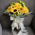 thumbnail image 2 of Handmade Sunflower Wedding Bouquets Holding Bouquet For Wedding Party Engagement Party, 2 of 4