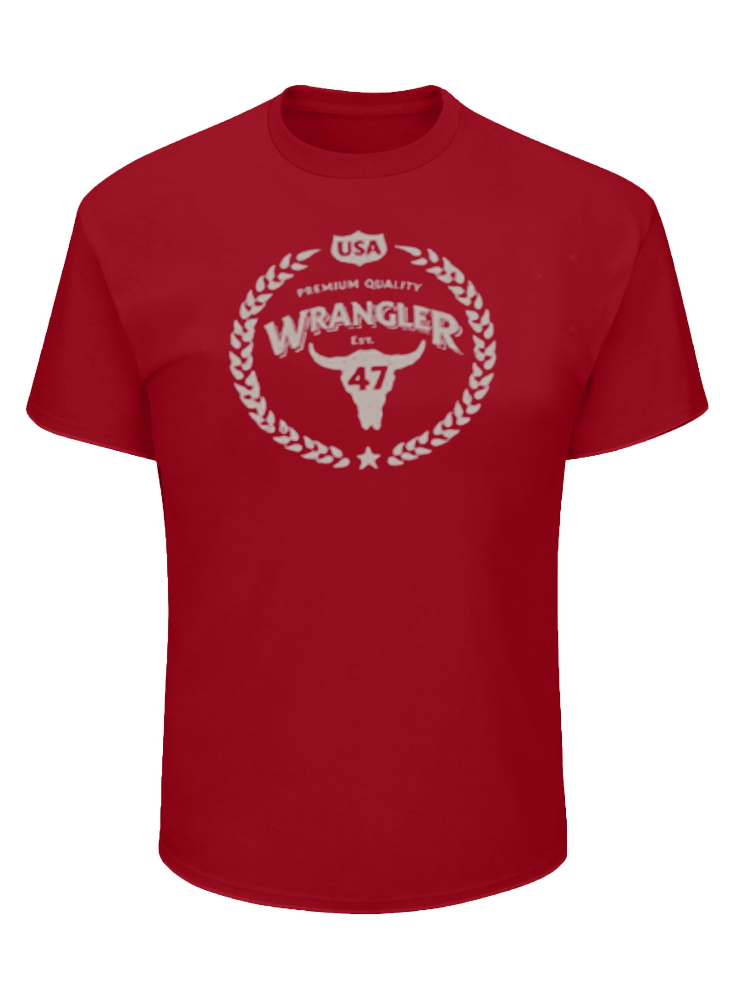 Wrangler Men's Big and Tall Graphic T-Shirt, Big Size up to 6XL and Tall Size up to 5XT
