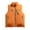 Orange, variant on Dgankt Mens Jacket Men's Puffer Vest Warm Casual Stand Collar Quilted Waistcoat Outdoor Padded Ski Vest Coat
