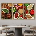 thumbnail image 3 of wall26 Framed Canvas Print Wall Art Set Jalapeno Saffron Pepper Spices Vegetables Food Kitchen &amp; Cooking Photography Realism Decorative Colorful for Living Room, Bedroom, Office - 16"x24&quo, 3 of 5