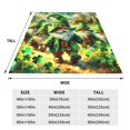 thumbnail image 3 of Fotbe st. patrick’s day gnomes Manta de Franela Acolchonada con Estampado, Súper Suave y Esponjosa, Extra Grande para Sofá, Cama, Uso Todo el Año-80"x60", 3 of 7