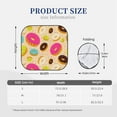 thumbnail image 4 of Yiaed Donuts Print Car Front Windshield Sun Shade,Foldable Anti-UV Car Sunshade for Front Window for Most Vehicles-Medium, 4 of 5