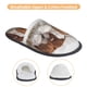 thumbnail image 3 of Balery Yak Pantuflas de Casa de Felpa Silenciosas con Diseño Estampado, Zapatillas Cómodas Antideslizantes de Algodón para Interior-Large, 3 of 8