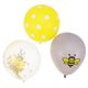 thumbnail image 4 of Bee Balloons Set For Baby Birthday Party Supplies With Assorted Color And 12 Inches Round Decoration 15Pcs, 4 of 4