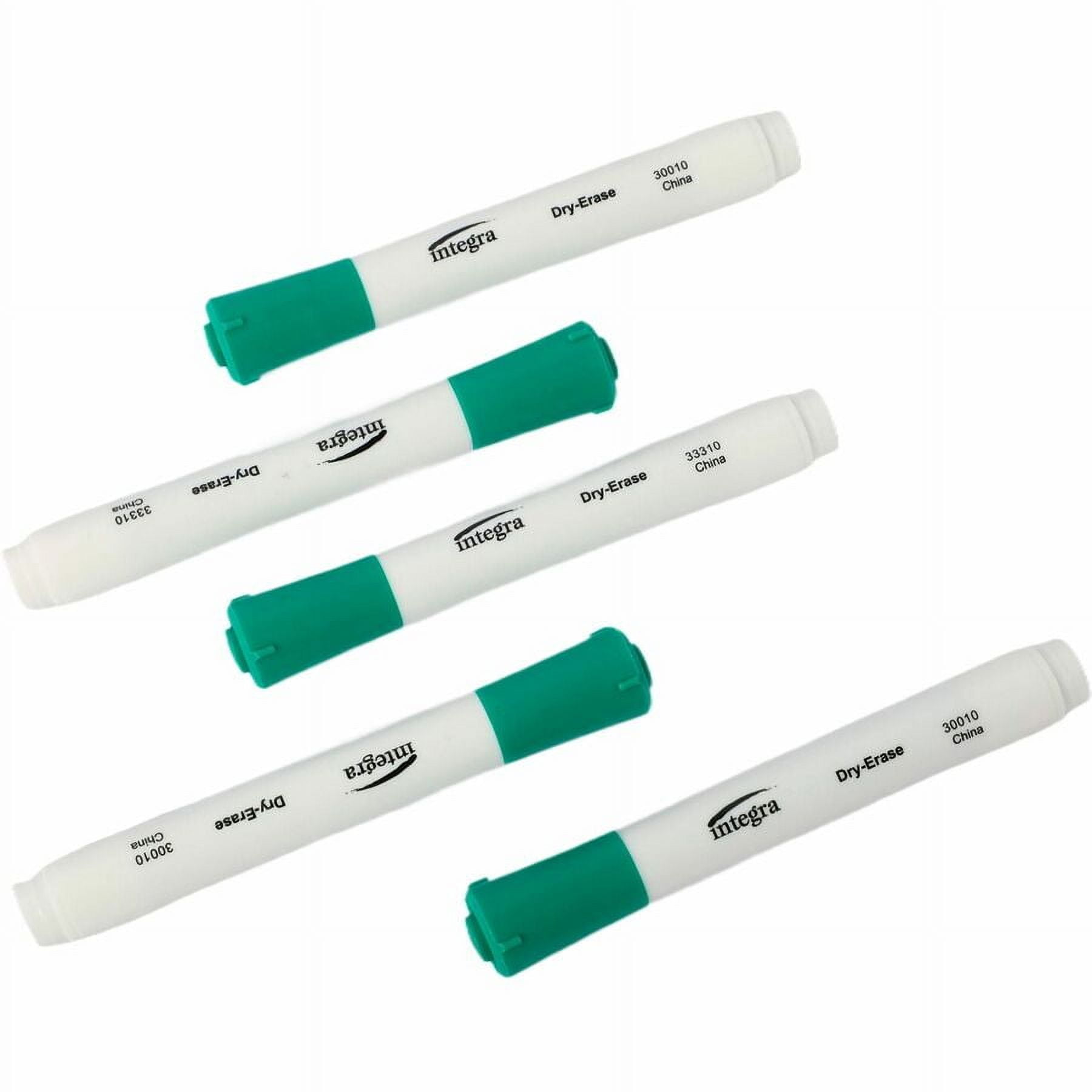 (2 pack) Integra, ITA33310, Chisel Point Dry-erase Markers, 12 / Dozen