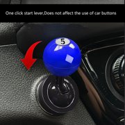 Car Ignition Starter Lever Decoration Onekey Start Button Cover Universally