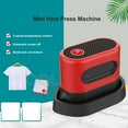 thumbnail image 3 of Mini Máquina de Prensa de Calor de Mano, 5 configuraciones de calor con botella rociadora, 3 Métodos de Plancado, Capa aislante del Calor, Apaguado Autico, Mini, 3 of 7