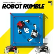 Sharper Image® Toy Robot Combat Remote Control Fighting Set, Includes LED Lights & Sound Effects, Wireless Infrared Technology, 4-pieces, Red and White, Age 6+