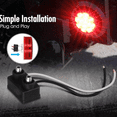 thumbnail image 6 of Boat LED Trailer Lights Kit and Light Bar with Wiring Harness Combined Stop, Amber Trailer Marker Lights, Boat Trailer for Camper Truck Snowmobile, 6 of 6