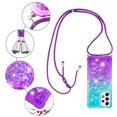 thumbnail image 5 of Funda para Samsung Galaxy A33 5G Brillantina Líquida Divertida Reluciente y con Cristales en Movimiento Cuerpo Cruzado con Cordón Ajustable, 5 of 5