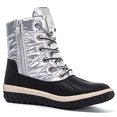 thumbnail image 4 of GLOBALWIN Women's Snow Boots Ankle Winter Boots For Women Silver 6.5M, 4 of 8
