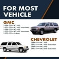 thumbnail image 2 of Front Left Upper Control Arm Ball Joint-Wheel Hub Bearing Assembly For 1988-1994 GMC K1500, 2 of 11