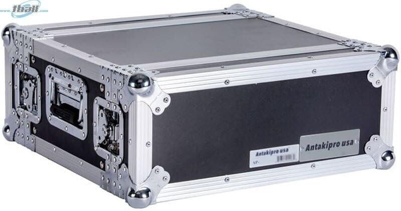 ANTAKIPRO AP-4UED 14-Inch Body Depth Rack Fly Drive Case 4-U Space Effect Cases Heavy Duty Pro Audio DJ Travel Storage Equipment Complete with Removable Front & Rear Covers