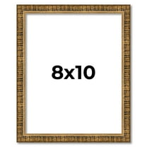 8x10 Frame Black Distressed/Aged Picture Frame Complete Wood Picture Frame with UV Acrylic, Foam