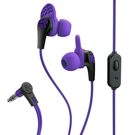 JLab Audio JBuds PRO Premium in-ear Earbuds with Mic, Guaranteed Fit, GUARANTEED FOR LIFE - Purple