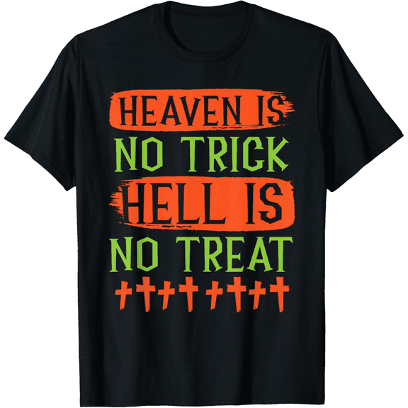 Christian Halloween Jesus Christ Trick – Or Treat Christianity Mens T-Shirt
