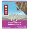 Clif Bar - Chocolate Chip Peanut Crunch - Made with Organic Oats - Energy Bars - 2.4 oz. (6 Pack)