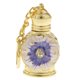 thumbnail image 2 of Botella de perfume del encanto Cadena de oro colgante flor de cristal botella de perfume de cristal vacía púrpura Púrpura Magideal Botella de perfume del encanto, 2 of 6