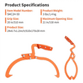 thumbnail image 2 of 20Inch Log Tongs Loads Up to 110 Lbs 2 Claw Skidding Tongs Non- Grip Loading Capacity, Dragging & Carrying Tool, 2 of 7
