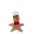 thumbnail image 3 of Christmas Tree Decorations Gingerbread Man Doll Pendants Xmas Ornament Small Plush Doll Hanging New Year Home Decor, 3 of 9