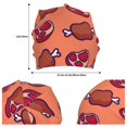 thumbnail image 4 of Logiee Cartoon Meat Print Unisex Knit Beanie for Men Women Winter Hat,Beanies Skull Caps, 4 of 7