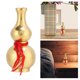 thumbnail image 5 of Dibujo de dinero de calabaza de latón Feng Shui mejora el adorno de la suerte suministros budistas artesanales, 5 of 5