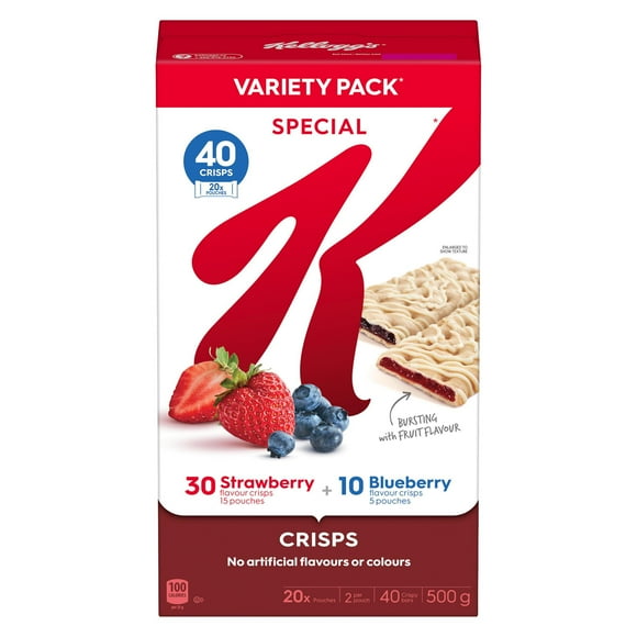 Kellogg's Special K Jumbo Crisps, 40 Crisps, 500 g