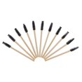 thumbnail image 3 of 100pcs Bamboo Handle Mascara Brush Disposable Comb Mascara Wand Eyelash Extender Eyebrow Brush Bamboo Handle Mascara Brush Disposable Comb Mascara Wand Eyelash Extender Eyebrow Brush Black, 3 of 5