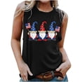 thumbnail image 1 of Qiopertar Blouse Sans Manches Imprimée Mode Décontractée pour Femmes Col Rond Sexy Pull-Over Slim Offres de la Semaine Liquidation à Moins de 5$ jusqu'à 90 % de Réduction, 1 of 4