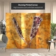 thumbnail image 2 of 6 ft. Tall Double Sided Flight Canvas Room Divider, 2 of 7