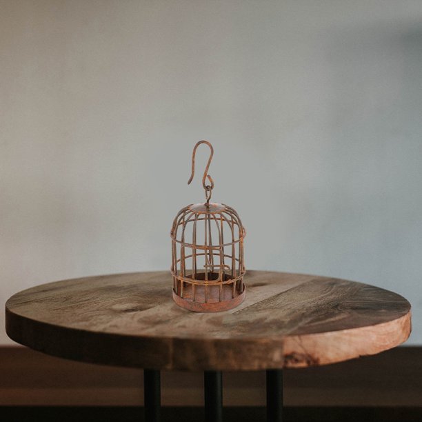 unbranded 3Ud Cajas Decorativas De Hierro Marrón Para Jardín Y Paisaje Con Retro
