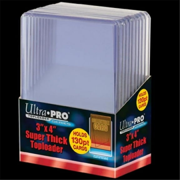 Top Loader - 3in.x4in. 130PT Clear (10 per pack)