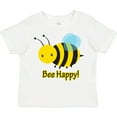thumbnail image 3 of Inktastic Bee Happy Boys or Girls Toddler T-Shirt, 3 of 5