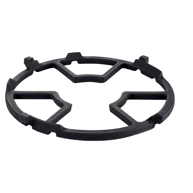 Gas Stove Rack, Frosted Surface Intergrated Stove Burner Grate Wide Application Cast Iron Simple Installation Non Slip for Earthenware Pot