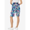 thumbnail image 3 of Woman Within Plus Size Elastic-Waist Knit Short, 3 of 6